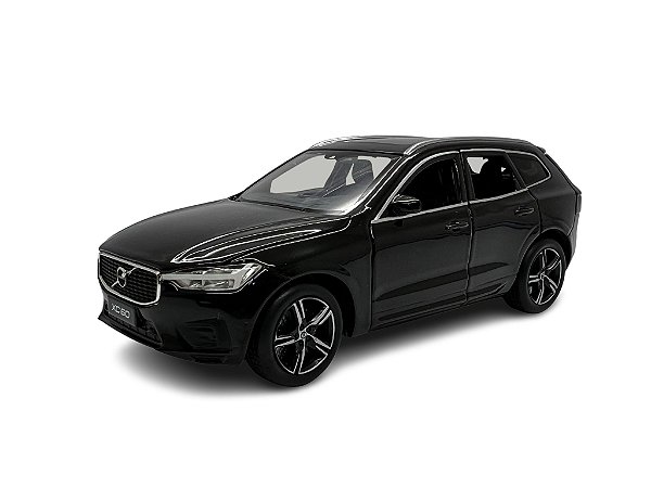 Miniatura Volvo XC60 Preto Acende Luz e Som 1:32