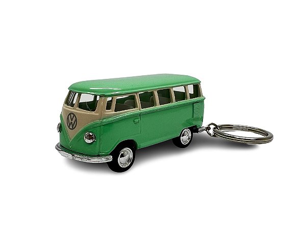 Miniatura Chaveiro Volkswagen Kombi Verde Metal 1:64