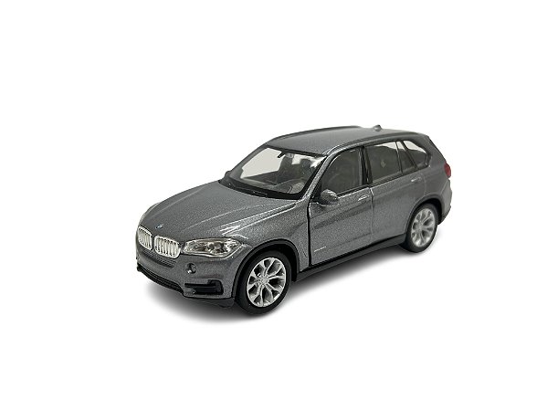 Miniatura BMW X5 Cinza Welly Metal 1:36