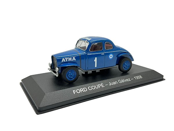 Miniatura Nascar Ford Coupe Juan Galvez 1958 1:43