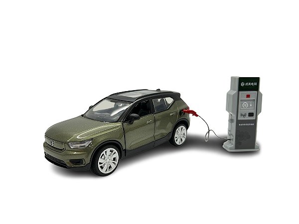 Miniatura Volvo XC40 Verde Acende Luz/Som 1:32