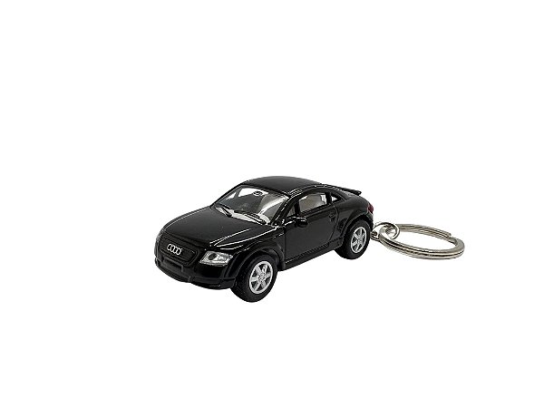 Miniatura Chaveiro Audi TT Preto Metal 1:64