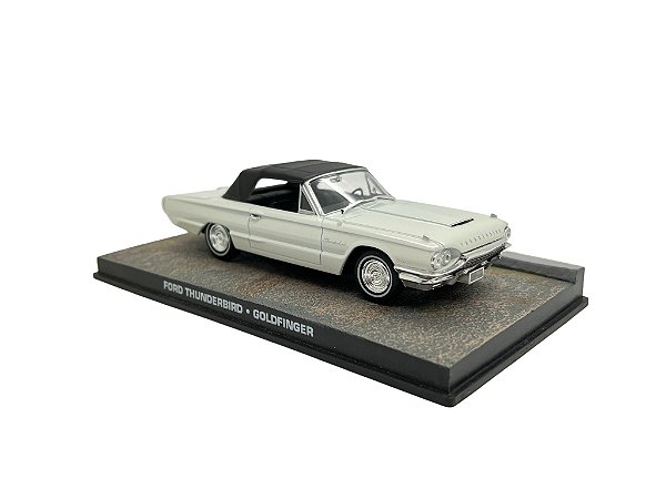 Miniatura Ford Thunderbird Goldfinger Coleção 007 1:43