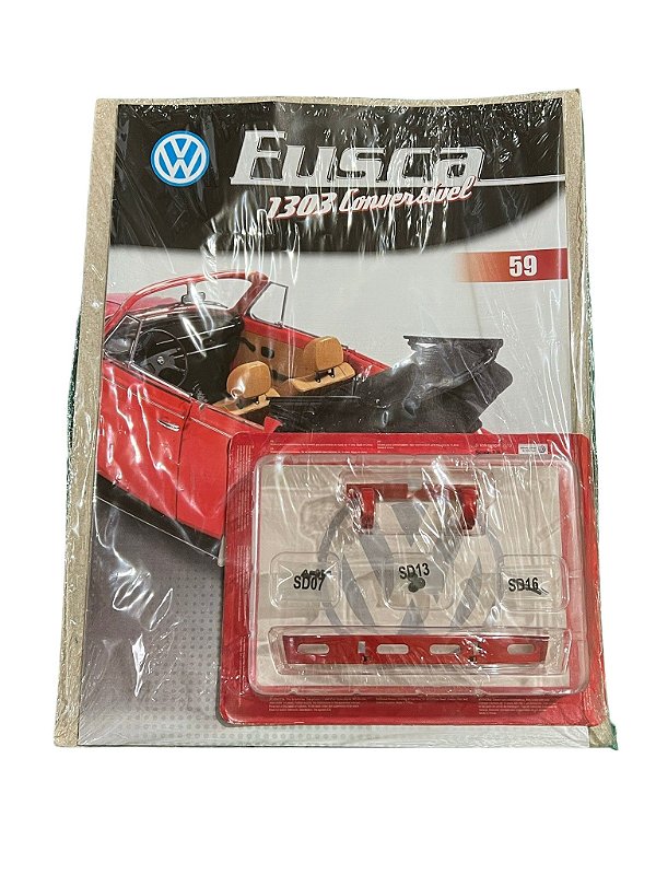 Fascículo Nº 59 Volkswagen Fusca 1303 1:8 Altaya