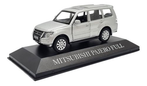 Miniatura Mitsubishi Pajero Full Prata Metal 1:43