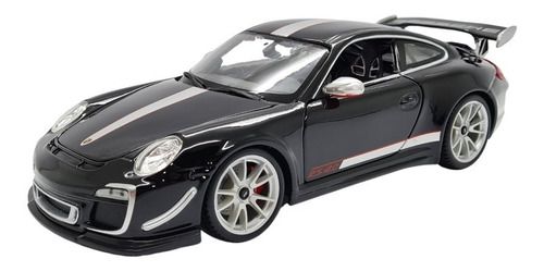 Miniatura Porsche 911 Gt3 Rs 4.0 Preto Burago 1:18