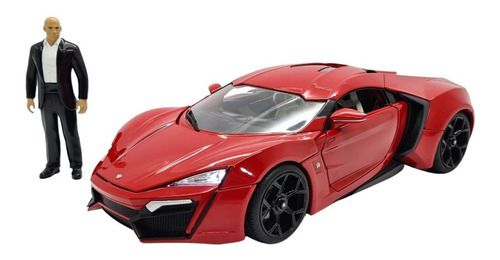 Miniatura Velozes E Furiosos Lykan C/ Boneco Liga Luz 1:18