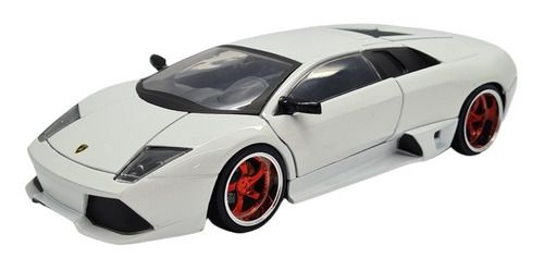 Miniatura Lamborghini Murcielago Lp 640 Branco Jada 1:24
