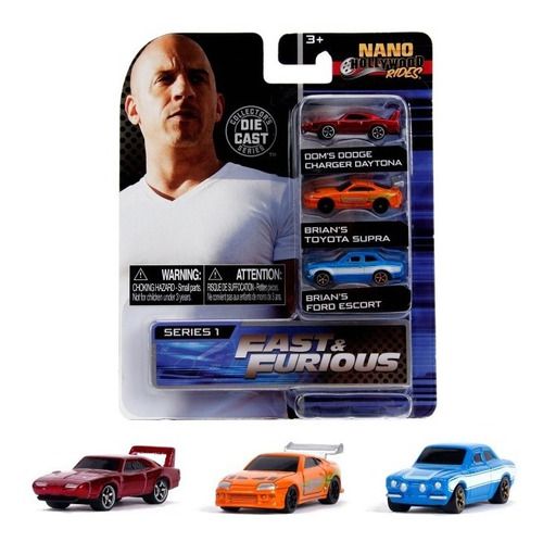 Miniatura Velozes E Furiosos Nano Daytona Supra Escort Jada