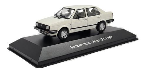 Miniatura Coleção Volkswagen Nº 23 Jetta Gx 1987 Branco 1:43