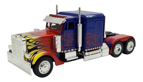 Miniatura Caminhão Optimus Prime Transformer Metal Jada 1:50