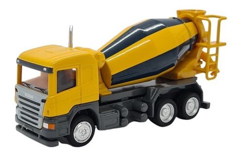 Miniatura Caminhão Trator Scania P380 Betoneira Metal 1:87