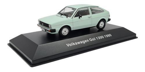 Miniatura Coleção Volkswagen Nº 36 Gol 1300 1980 Verde 1:43
