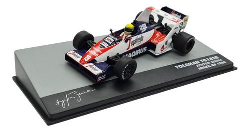 Miniatura Fórmula 1 F1 Ayrton Senna Toleman Tg183b 1984 1:43