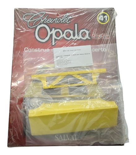 Fascículo Nº 41 Chevrolet Opala Ss Amarelo Metal Salvat 1:8