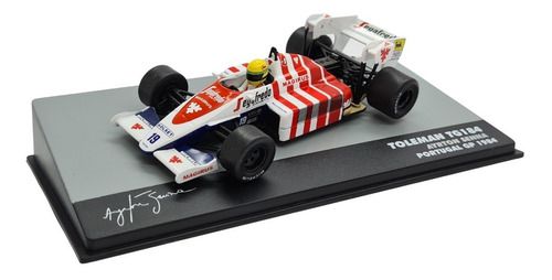 Miniatura Fórmula 1 F1 Ayrton Senna Toleman Tg184 1984 1:43