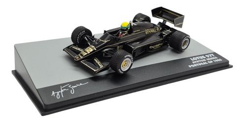 Miniatura Fórmula 1 F1 Ayrton Senna Lotus 97t 1985 1:43
