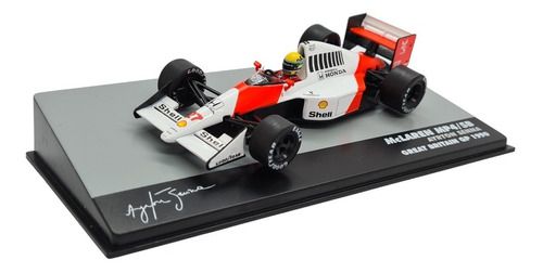Miniatura Fórmula 1 F1 Ayrton Senna Mclaren Mp4/5b 1990 1:43