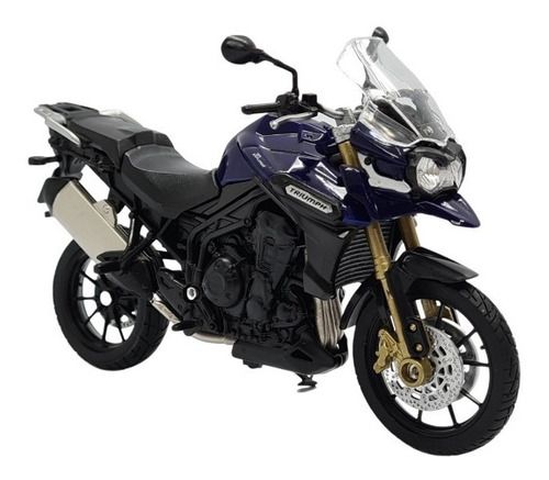 Miniatura Moto Triumph Tiger Explore Azul Welly 1:18