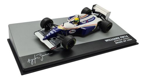 Miniatura Fórmula 1 F1 Ayrton Senna Williams Fw16 1994 1:43