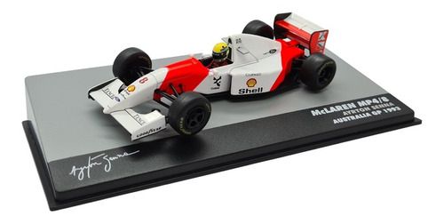 Miniatura Fórmula 1 F1 Ayrton Senna Mclaren Mp4/8 1993 1:43