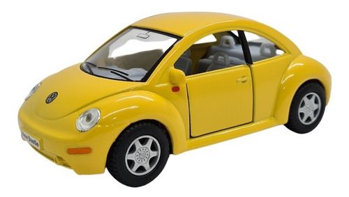 Miniatura Volkswagen New Beetle 2003 Metal Kinsmart 1:32