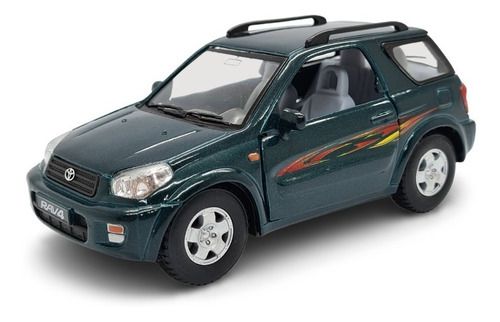 Miniatura Toyota Rav4 Verde Metal Kinsmart 1:32