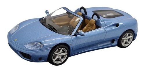 Miniatura Ferrari 360 Spider Azul Metal 1:43