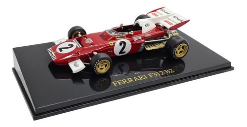 Miniatura Ferrari F312 B2 Vermelho Metal 1:43