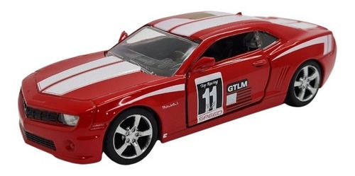 Miniatura Chevrolet Camaro Racing Vermelho 1:38