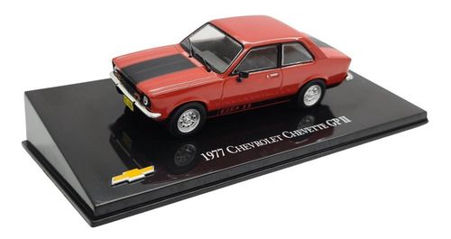 Miniatura Chevrolet Chevette Gpii 1977 Vermelho Metal 1:43