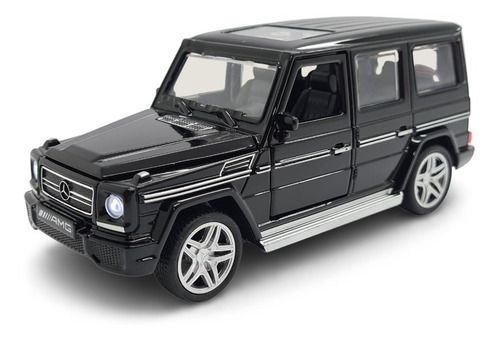 Miniatura Mercedes Benz G65 Amg Preto Acende Luz/som 1:32