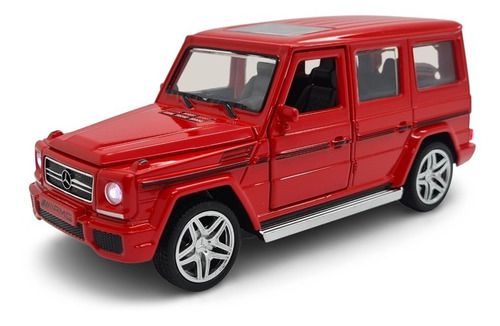 Miniatura Mercedes Benz G65 Amg Vermelho Acende Luz/som 1:32