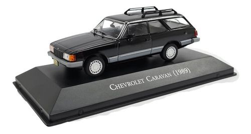 Miniatura Chevrolet Opala Caravan 89 Inesquecível Preto 1:43