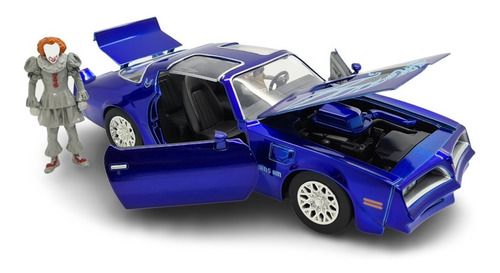 Miniatura Pontiac Firebird 1977 It Pennywise C/boneco 1:24