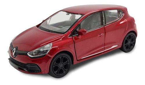 Miniatura Renault Clio Rs Bordô Metal 1:36