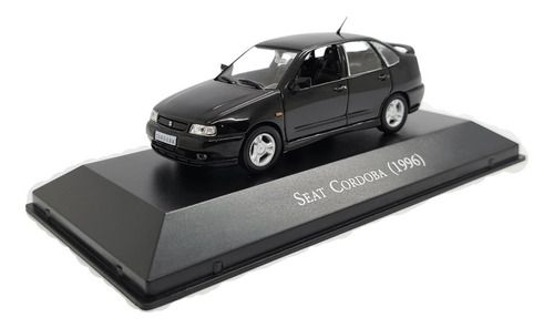 Miniatura Seat Cordoba 1996 Preto Inesquecíveis Metal 1:43