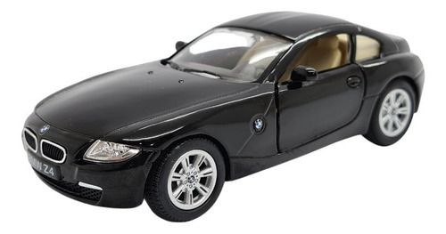 Miniatura Bmw Z4 Coupe Preto Metal Kinsmart 1:32