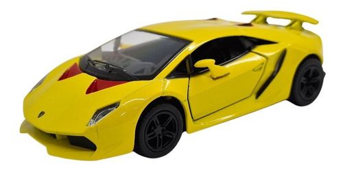 Miniatura Lamborghini Sesto Elemento Amarelo Metal 1:38