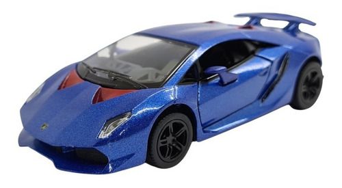 Miniatura Lamborghini Sesto Elemento Azul Metal 1:38