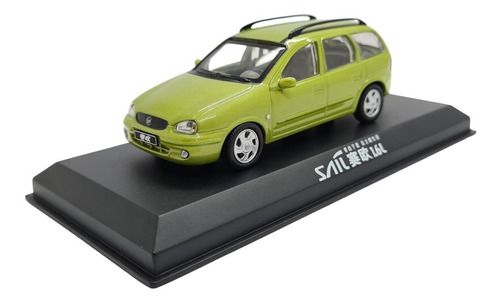 Miniatura Chevrolet Corsa Wagon Verde Metal 1:43