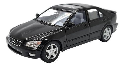 Miniatura Lexus Is 300 Preto Metal 1:36