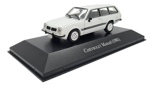 Miniatura Chevrolet Marajó 1981 Branco Metal 1:43