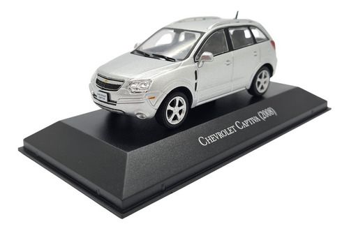 Miniatura Chevrolet Captiva 2008 Prata Inesquecíveis 1:43