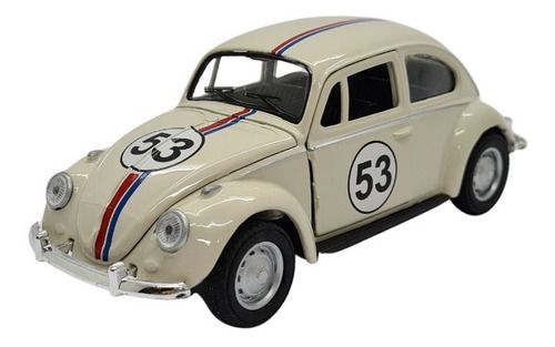 Miniatura Volkswagen Fusca 1967 Herbie Metal 1:32