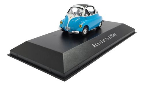 Miniatura Romi Isetta 1956 Azul Inesquecíveis Metal 1:43