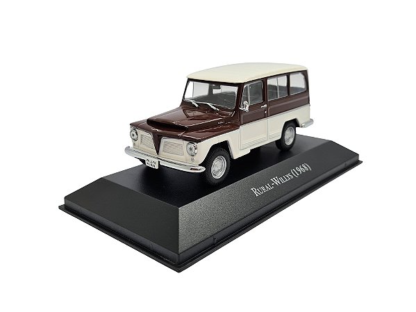 Miniatura Rural Willys 1968 Metal 1:43