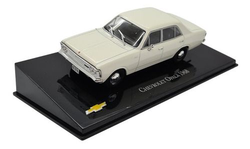 Miniatura Chevrolet Opala 1968 Branco Metal Escala 1:43