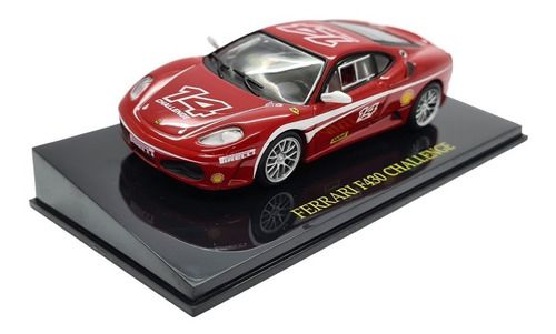 Miniatura Ferrari F430 Challenge Vermelho Coleção Metal 1:43