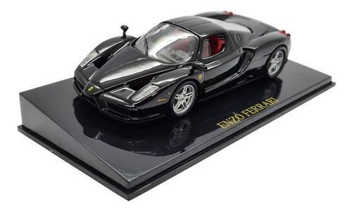Miniatura Ferrari Enzo Preto Coleção Metal 1:43